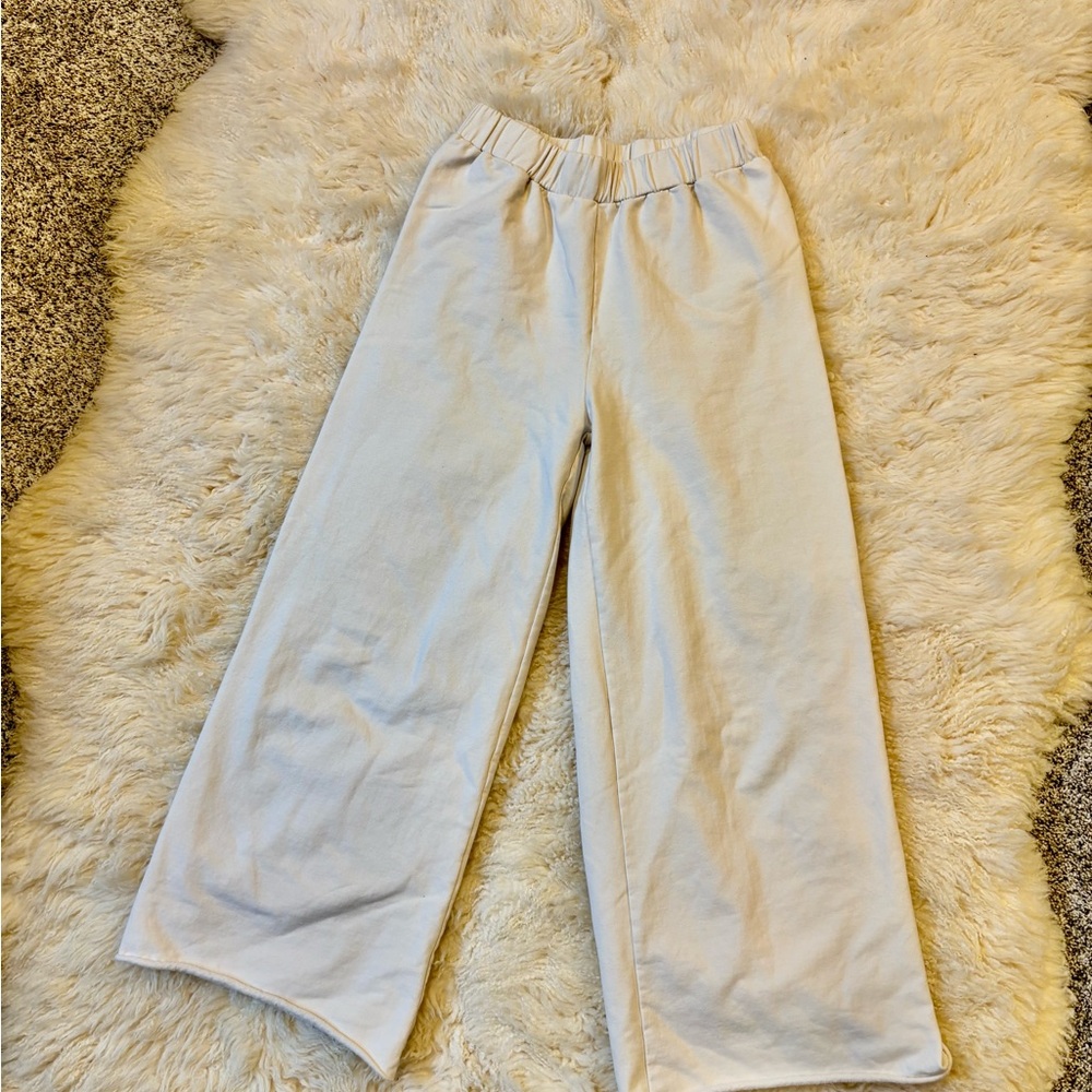 The simple folk wide leg trousers